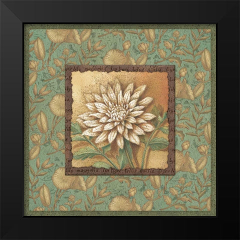 Spirits Quartet II Black Modern Wood Framed Art Print by Corbin, Delphine