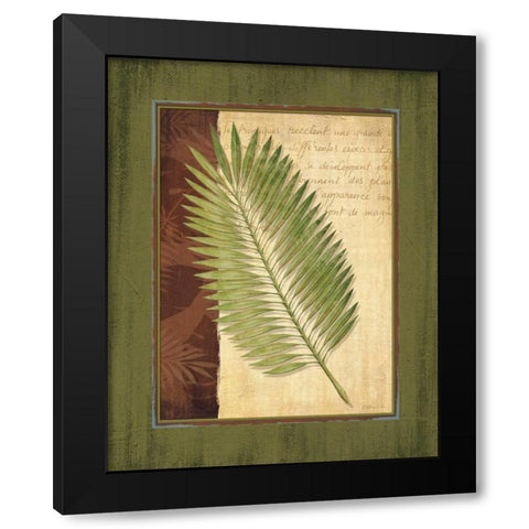 Palm Tropical III Black Modern Wood Framed Art Print by Corbin, Delphine