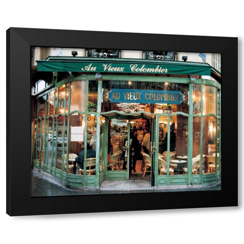 Au Vieux Colombier Black Modern Wood Framed Art Print by Cieslikowski, Zeny