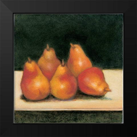 Cosmos Pear Black Modern Wood Framed Art Print by Creevy, Bill