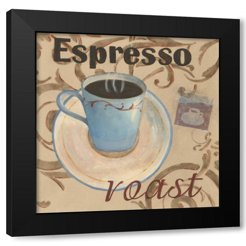 Espresso Roast Black Modern Wood Framed Art Print by Davis, Paige