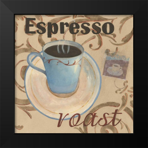Espresso Roast Black Modern Wood Framed Art Print by Davis, Paige