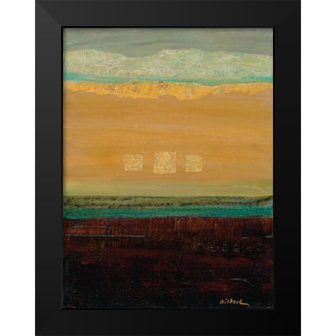 Stop 8 Black Modern Wood Framed Art Print by Dilbeck, Nikki