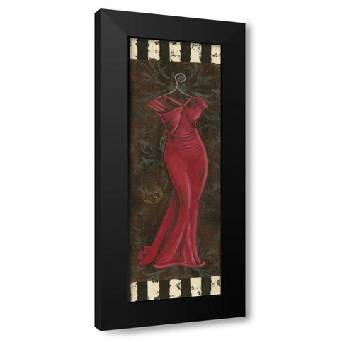 Fancy Dress I Black Modern Wood Framed Art Print by Devereux, Sophie