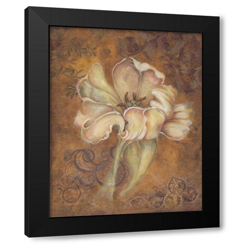 Study in Ecru I Black Modern Wood Framed Art Print by Engman, Allyn
