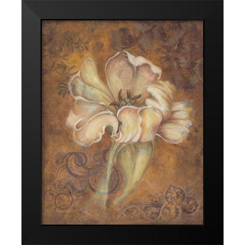 Study in Ecru I Black Modern Wood Framed Art Print by Engman, Allyn