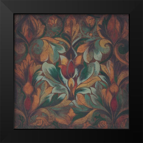 Rainforest I Black Modern Wood Framed Art Print by Engman, Allyn