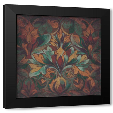 Rainforest II Black Modern Wood Framed Art Print by Engman, Allyn