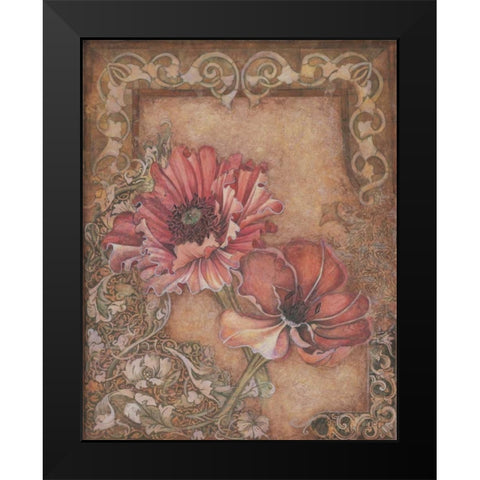 Avalon Romance I Black Modern Wood Framed Art Print by Engman, Allyn