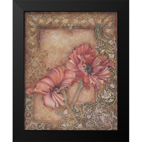 Avalon Romance II Black Modern Wood Framed Art Print by Engman, Allyn
