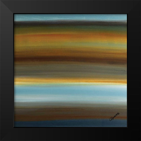 Destinos I Black Modern Wood Framed Art Print by Guedez, Carmen