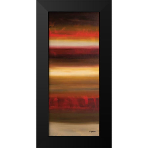 Freedom Panel Black Modern Wood Framed Art Print by Guedez, Carmen