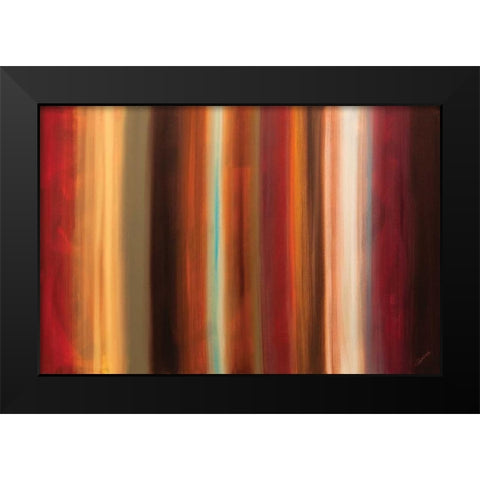 Serenidad Black Modern Wood Framed Art Print by Guedez, Carmen