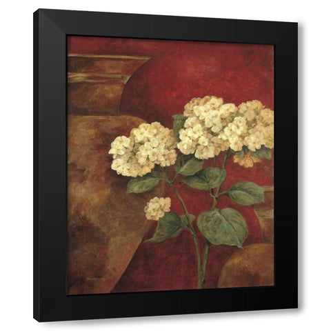 Tuscan Summer II Black Modern Wood Framed Art Print with Double Matting by Gladding, Pamela