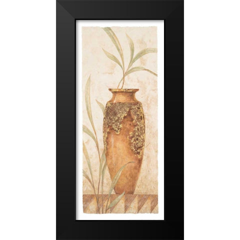 Rustic Venetian Urn II Black Modern Wood Framed Art Print by Gladding, Pamela