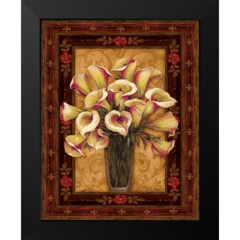 View from Pompeii I Black Modern Wood Framed Art Print by Gladding, Pamela