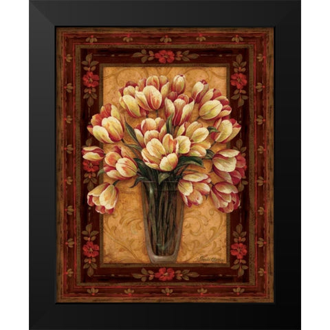 View From Pompeii II Black Modern Wood Framed Art Print by Gladding, Pamela