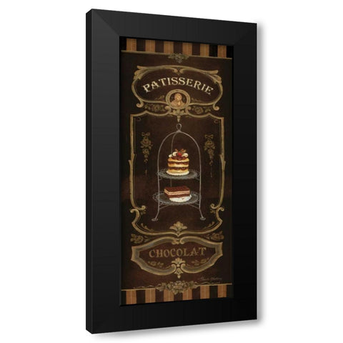 Chocolat Black Modern Wood Framed Art Print with Double Matting by Gladding, Pamela