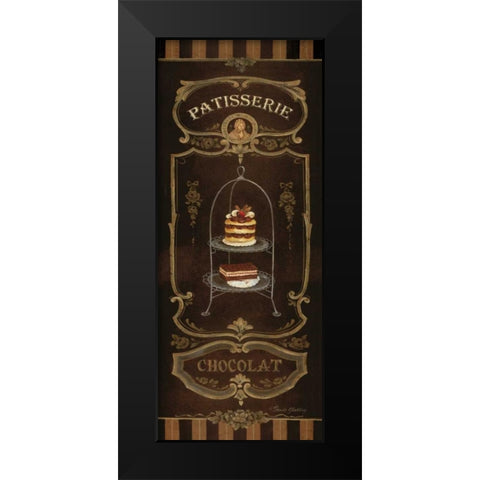 Chocolat Black Modern Wood Framed Art Print by Gladding, Pamela