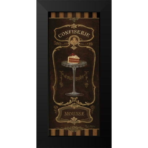 Mousse Black Modern Wood Framed Art Print by Gladding, Pamela