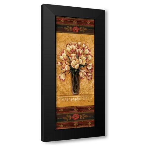 View from Pompeii Panel II Black Modern Wood Framed Art Print with Double Matting by Gladding, Pamela