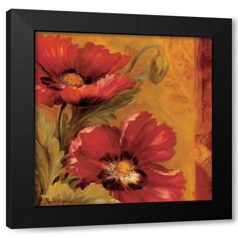 Pandoras Bouquet I Black Modern Wood Framed Art Print with Double Matting by Gladding, Pamela