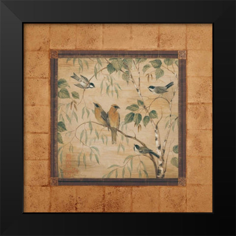 Outdoor Aviary II Black Modern Wood Framed Art Print by Gladding, Pamela