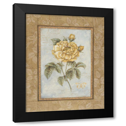Junes Promise II Black Modern Wood Framed Art Print with Double Matting by Gladding, Pamela