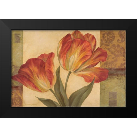 Memories of Sienna II Black Modern Wood Framed Art Print by Gladding, Pamela