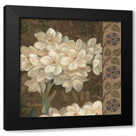 Petit Jardin Square II Black Modern Wood Framed Art Print by Gladding, Pamela