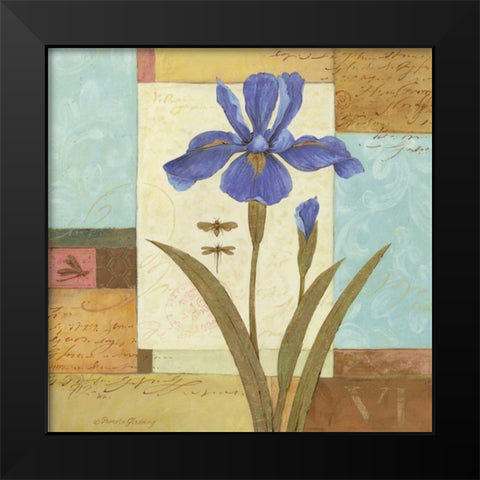 Blue Passage I Black Modern Wood Framed Art Print by Gladding, Pamela