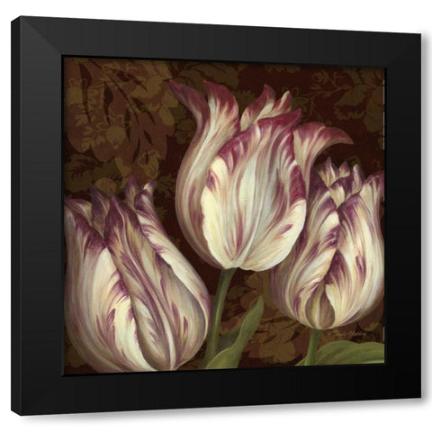 Trio I Black Modern Wood Framed Art Print by Gladding, Pamela