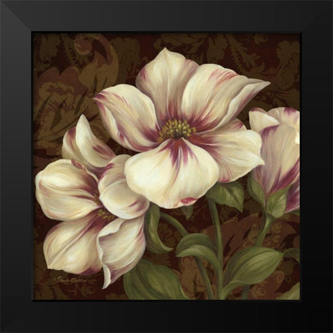 Trio II Black Modern Wood Framed Art Print by Gladding, Pamela