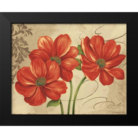 Colori I Black Modern Wood Framed Art Print by Gladding, Pamela
