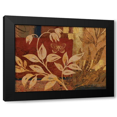 Bombay I Black Modern Wood Framed Art Print by Gladding, Pamela
