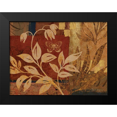 Bombay I Black Modern Wood Framed Art Print by Gladding, Pamela