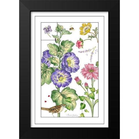 Print Botanical I Black Modern Wood Framed Art Print by Gladding, Pamela
