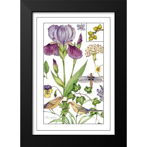 Print Botanical II Black Modern Wood Framed Art Print by Gladding, Pamela