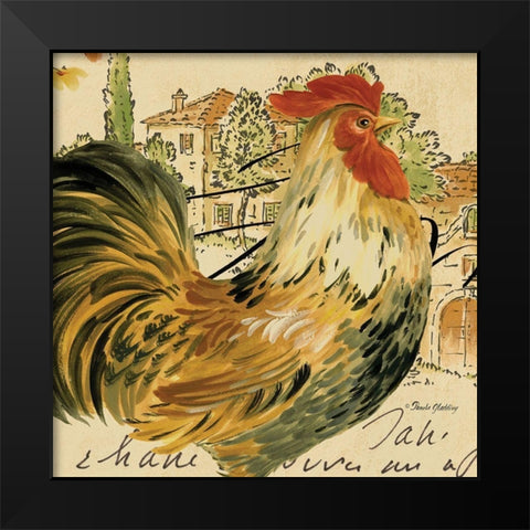 Viva Speck Black Modern Wood Framed Art Print by Gladding, Pamela