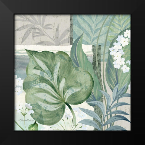 Foliage II Black Modern Wood Framed Art Print by Gladding, Pamela