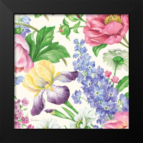 Garden Bouquet II Black Modern Wood Framed Art Print by Gladding, Pamela