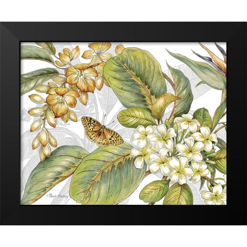 Distant Shore I Black Modern Wood Framed Art Print by Gladding, Pamela