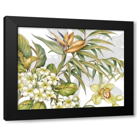 Distant Shore II Black Modern Wood Framed Art Print with Double Matting by Gladding, Pamela