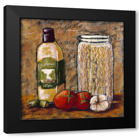 Rustic Kitchen I Black Modern Wood Framed Art Print with Double Matting by Gamel, Tara