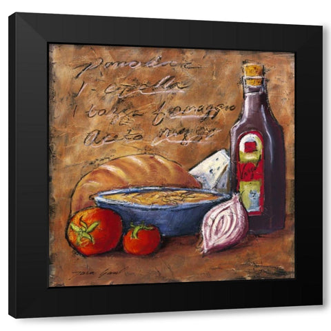 Rustic Kitchen II Black Modern Wood Framed Art Print with Double Matting by Gamel, Tara