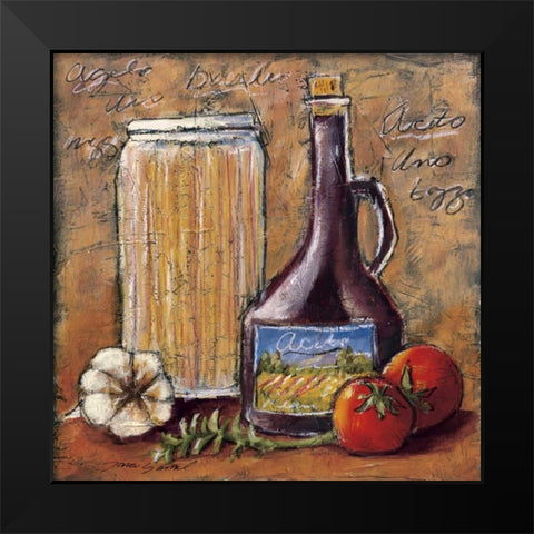 Rustic Kitchen III Black Modern Wood Framed Art Print by Gamel, Tara