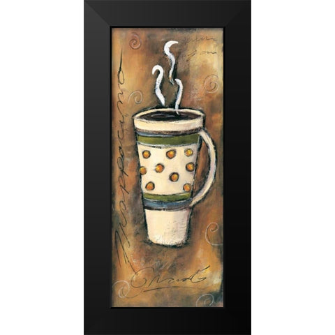Frappacino Black Modern Wood Framed Art Print by Gamel, Tara