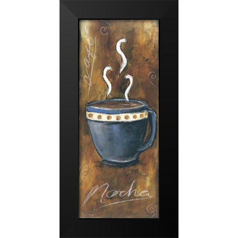 Mocha Black Modern Wood Framed Art Print by Gamel, Tara