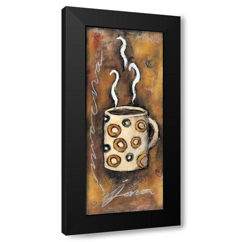 Java Black Modern Wood Framed Art Print with Double Matting by Gamel, Tara