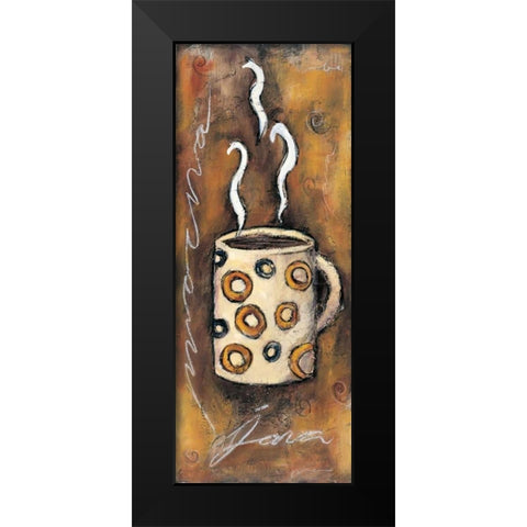 Java Black Modern Wood Framed Art Print by Gamel, Tara